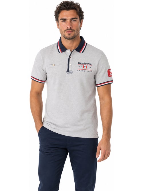 Polo com riscas contrastantes konbustybleak – canadian peak - Kiabi