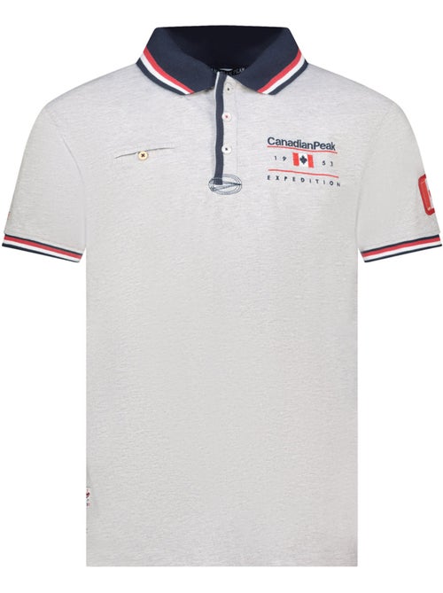 Polo com riscas contrastantes konbustybleak – canadian peak - Kiabi