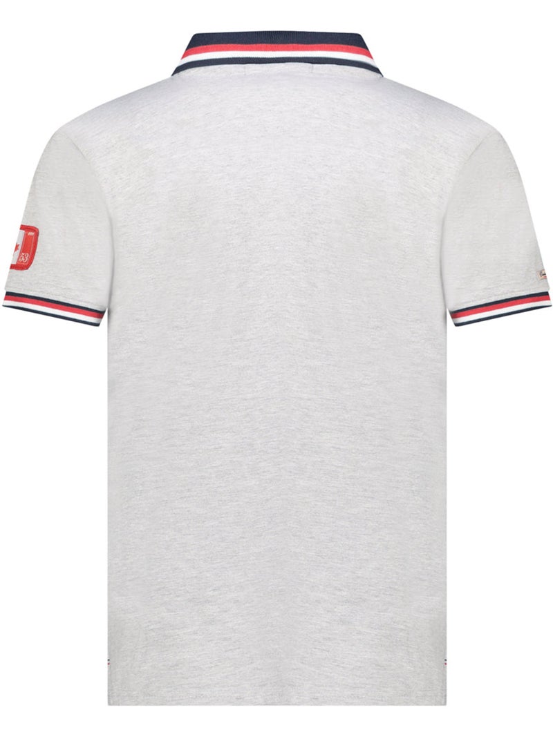 Polo com riscas contrastantes konbustybleak – canadian peak Cinza claro - Kiabi