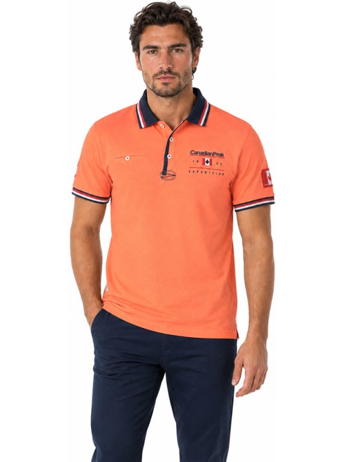Polo com riscas contrastantes konbustybleak – canadian peak - Kiabi Polo com riscas contrastantes konbustybleak – canadian peak - Kiabi