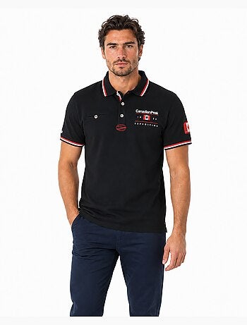 Polo com riscas contrastantes konbustybleak – canadian peak