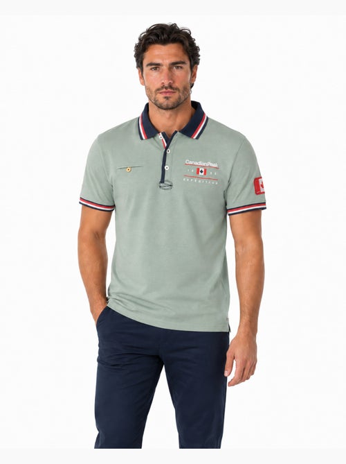 Polo com riscas contrastantes konbustybleak – canadian peak - Kiabi