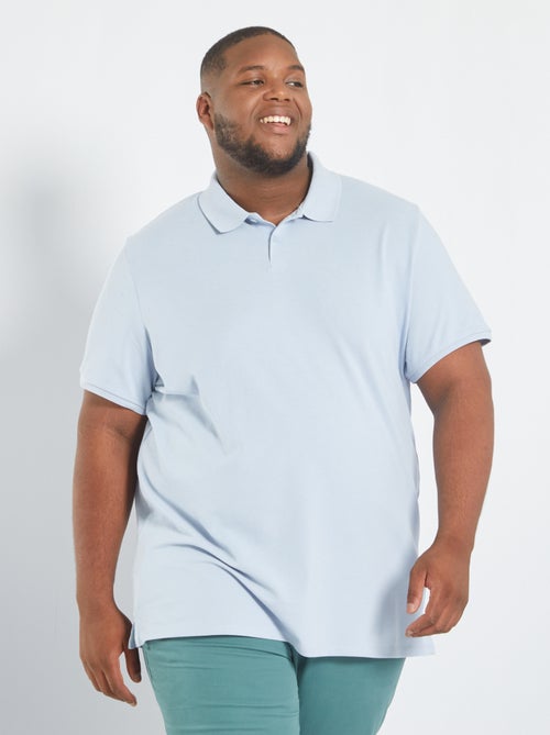 Polo conforto piqué de algodão - Kiabi