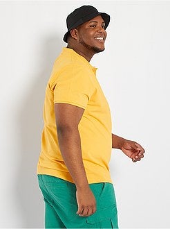 Polo conforto piqué de algodão - Kiabi