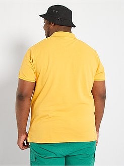 Polo conforto piqué de algodão - Kiabi