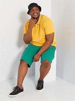 Polo conforto piqué de algodão - Kiabi