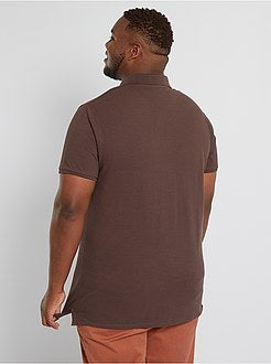 Polo conforto piqué de algodão - Kiabi