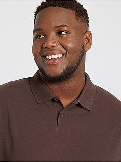 Polo conforto piqué de algodão - Kiabi