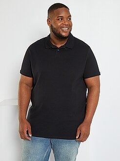 Polo conforto piqué de algodão - Kiabi