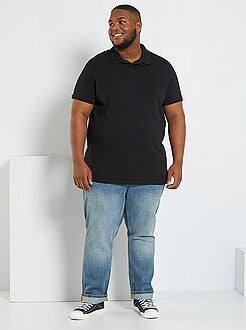 Polo conforto piqué de algodão - Kiabi