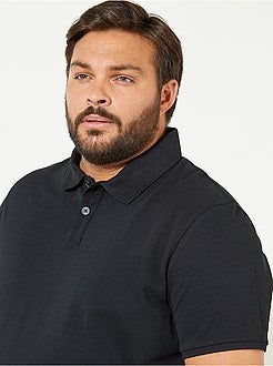 Polo conforto piqué de algodão - Kiabi