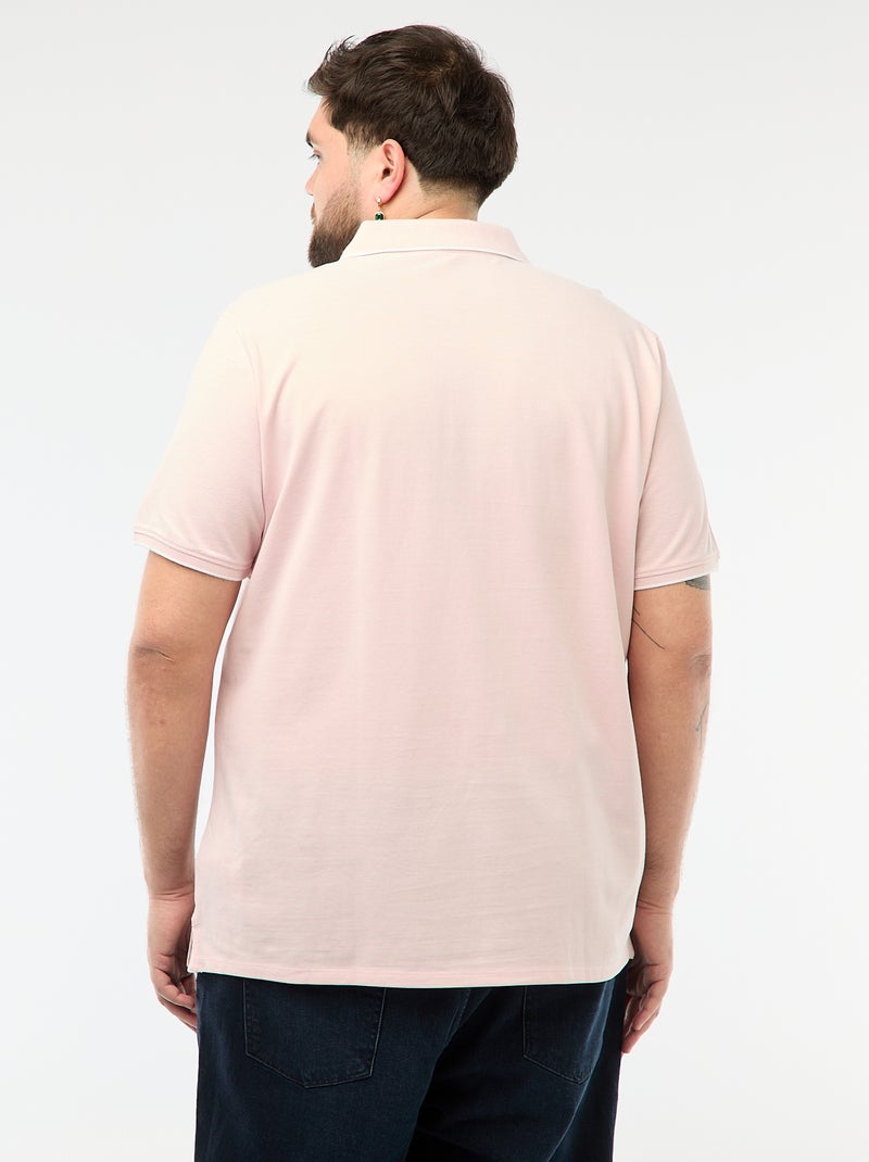 Polo corte regular Rosa - Kiabi
