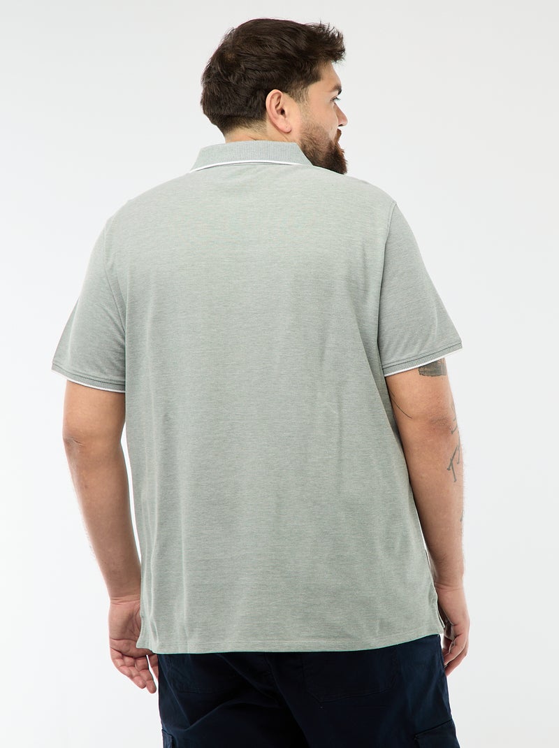 Polo corte regular Verde - Kiabi