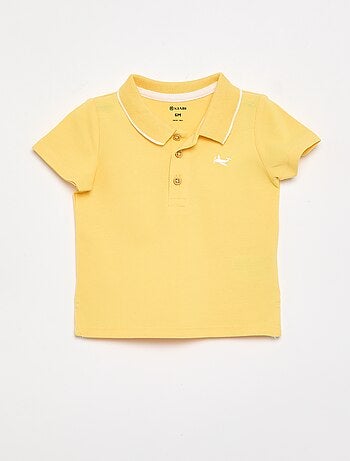 Polo de algodão piqué