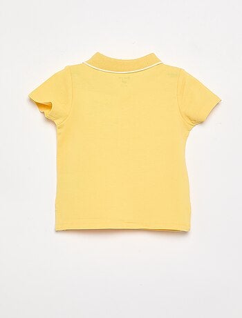 Polo de algodão piqué