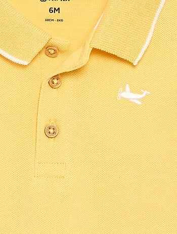 Polo de algodão piqué