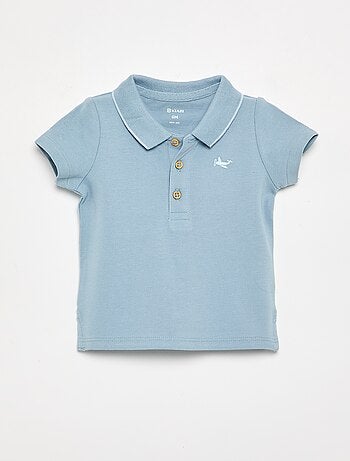 Polo de algodão piqué