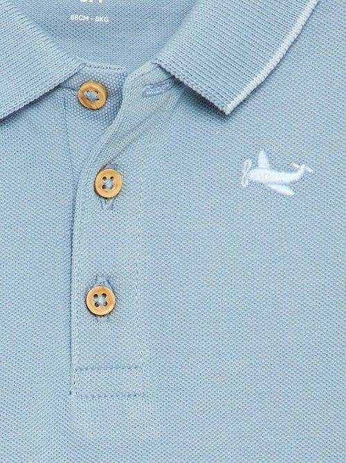 Polo de algodão piqué - Kiabi Polo de algodão piqué - Kiabi