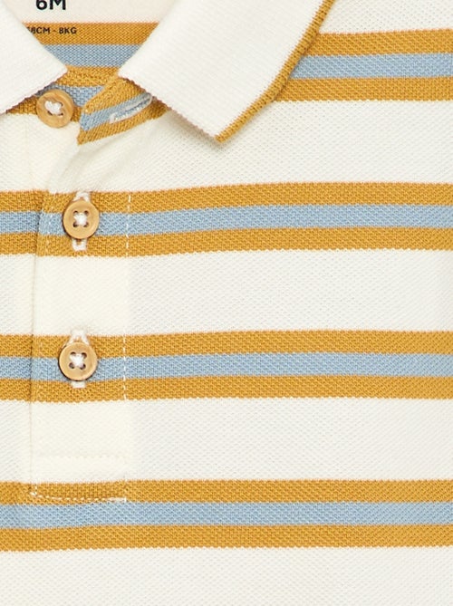 Polo de algodão piqué - Kiabi Polo de algodão piqué - Kiabi