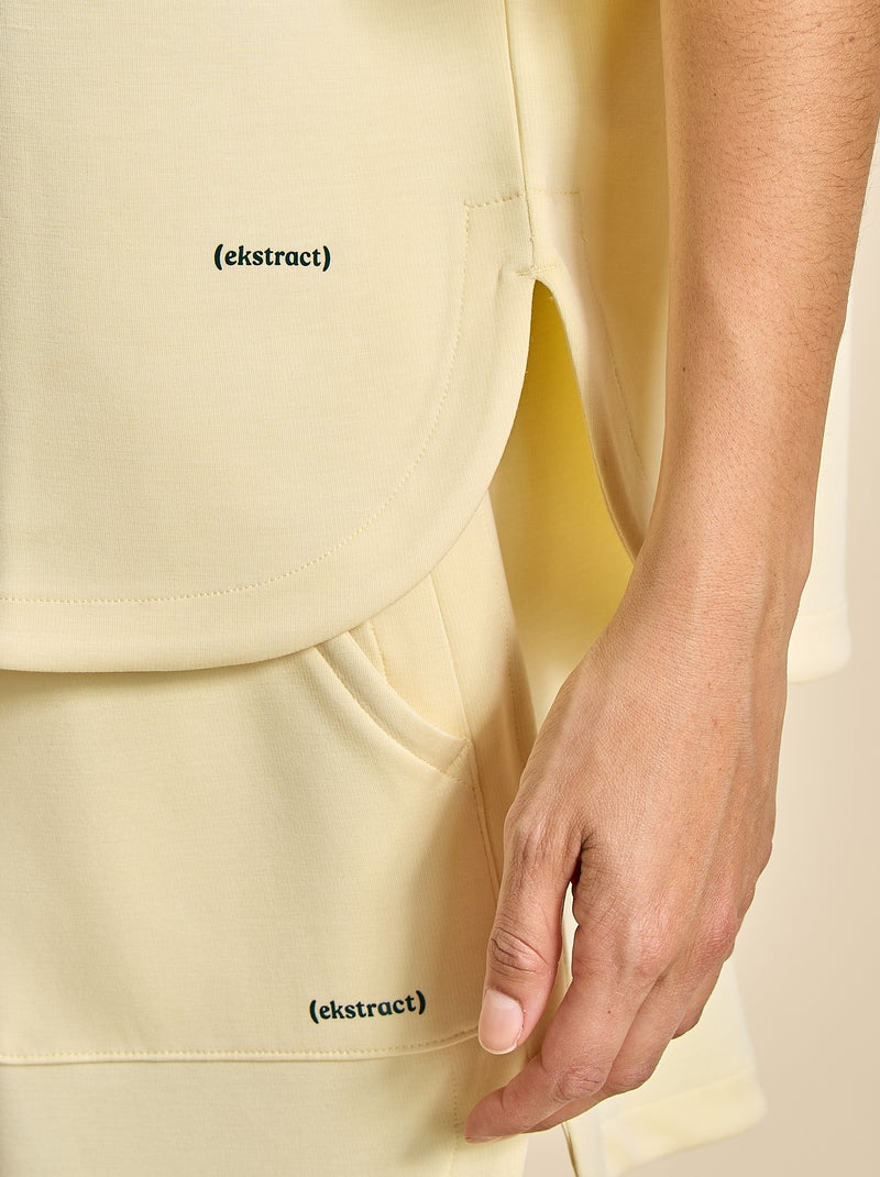 Polo de desporto oversize - (ekstract) Amarelo - Kiabi