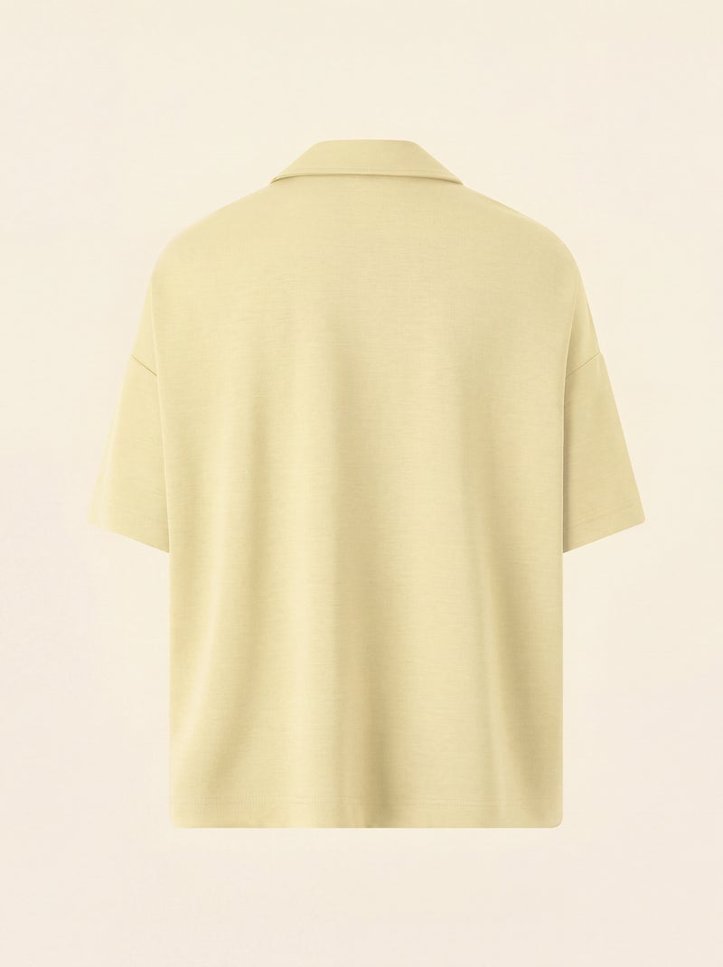 Polo de desporto oversize - (ekstract) Amarelo - Kiabi
