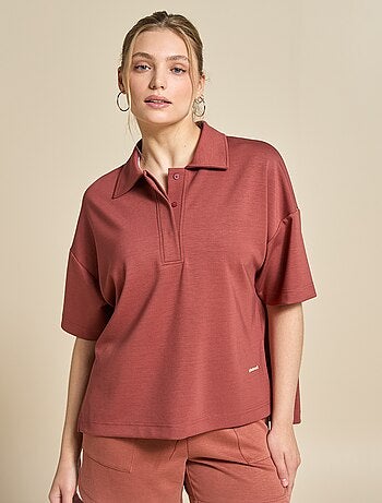 Polo de desporto oversize - (ekstract)
