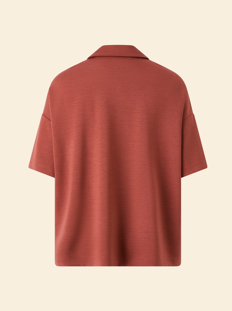 Polo de desporto oversize - (ekstract) Castanho - Kiabi