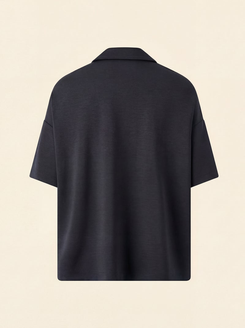 Polo de desporto oversize - (ekstract) Preto - Kiabi