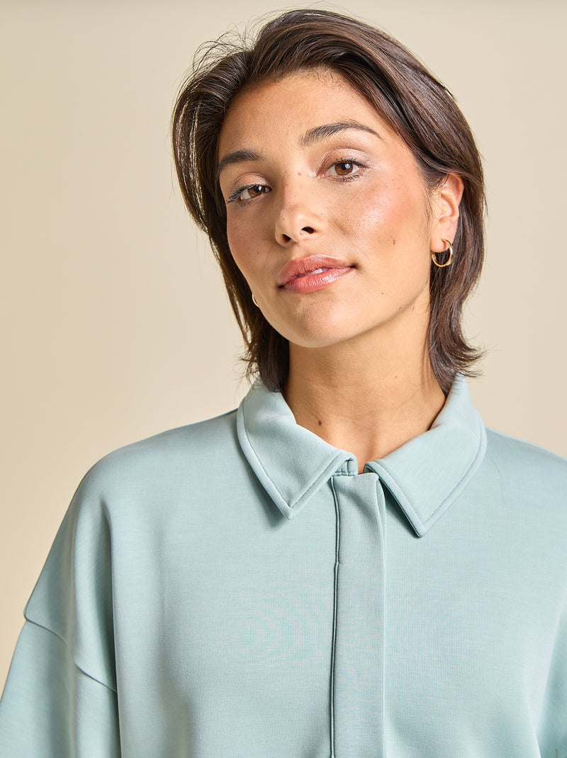 Polo de desporto oversize - (ekstract) Verde - Kiabi