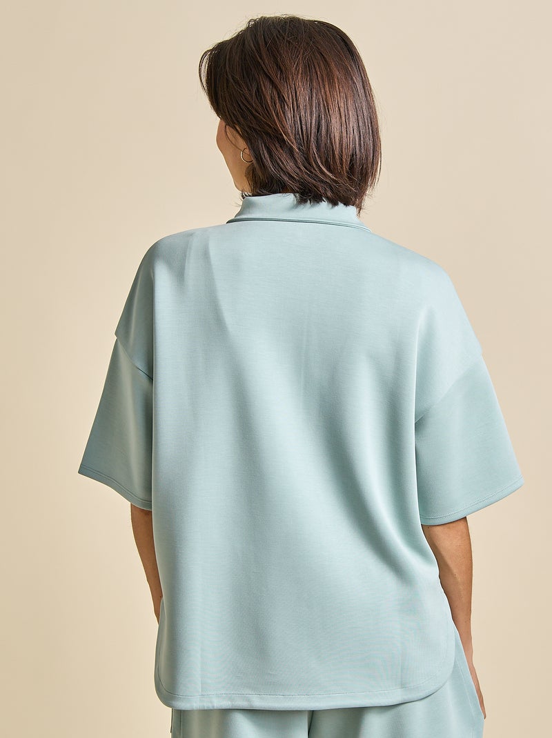 Polo de desporto oversize - (ekstract) Verde - Kiabi