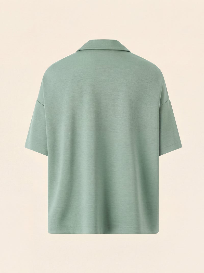Polo de desporto oversize - (ekstract) Verde - Kiabi