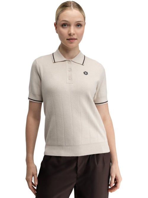 Polo de golfe de malha para mulher - Kiabi