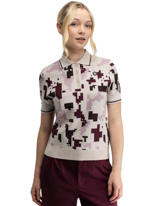 Polo de golfe de malha para mulher - Kiabi