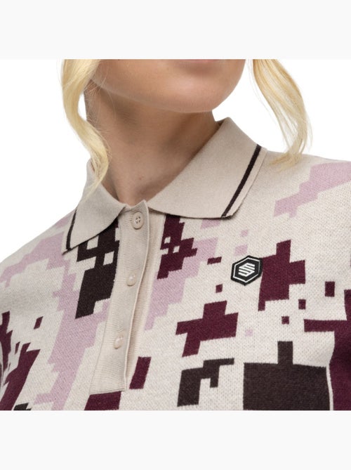 Polo de golfe de malha para mulher - Kiabi