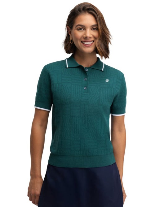 Polo de golfe de malha para mulher - Kiabi