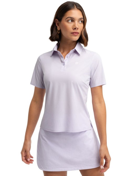 Polo de golfe de manga curta de alta performance para mulher - Kiabi