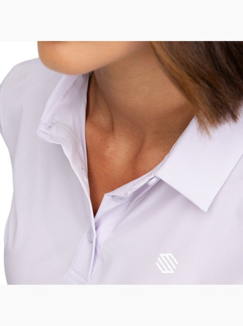 Polo de golfe de manga curta de alta performance para mulher - Kiabi