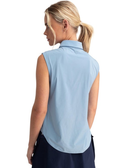 Polo de golfe performance sem mangas para mulher - Kiabi