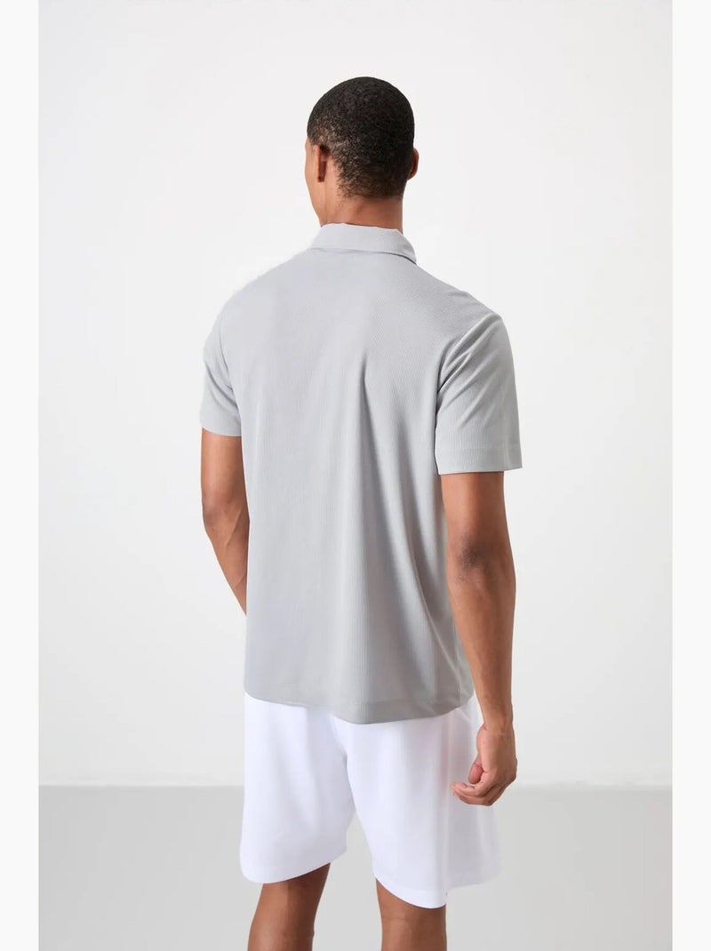 Polo de homem com blocos de cor tommy Cinza-azul - Kiabi