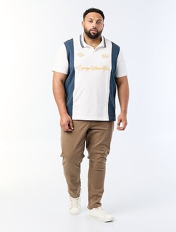 Polo de jérsei estampado