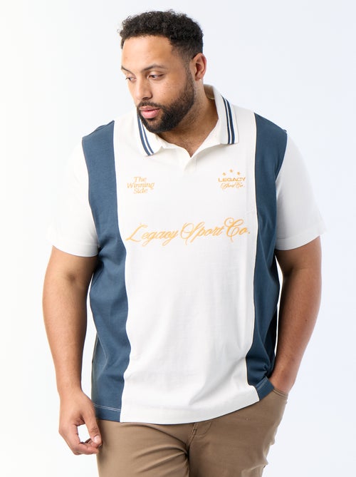 Polo de jérsei estampado - Kiabi