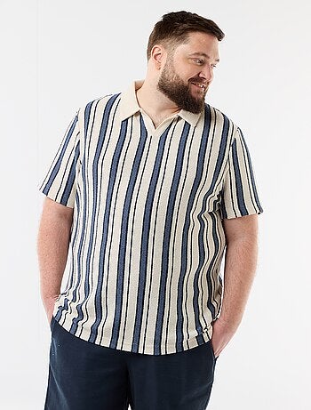 Polo de malha de manga curta