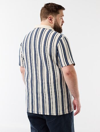 Polo de malha de manga curta