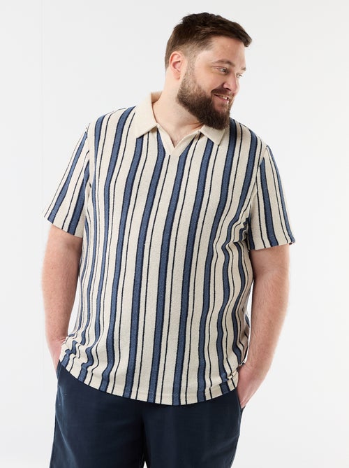 Polo de malha de manga curta - Kiabi