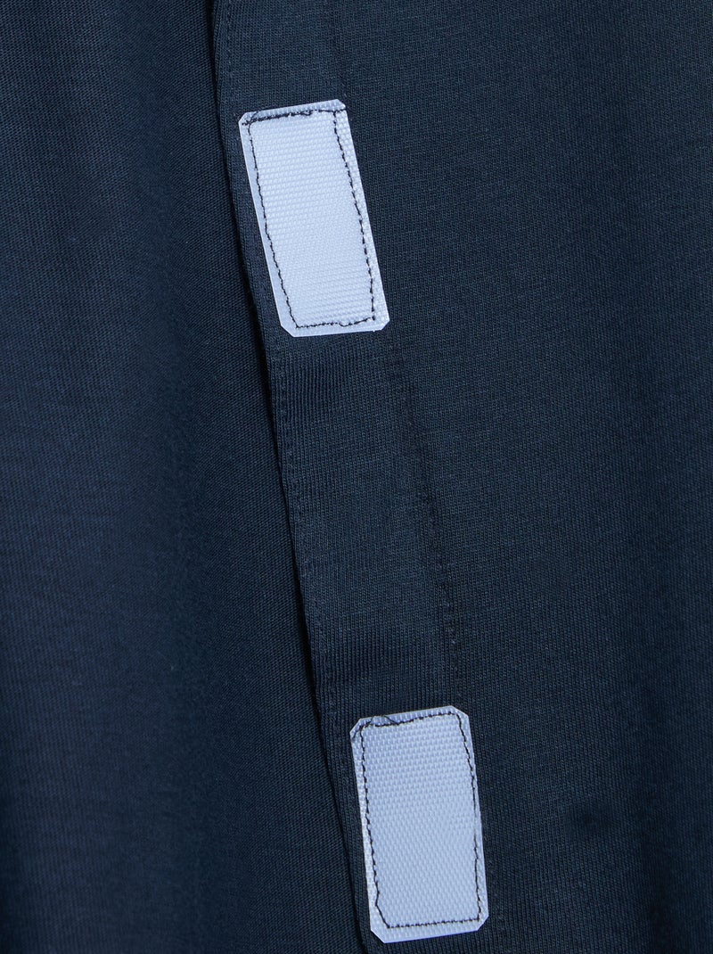 Polo de manga comprida - coleção fácil de vestir Azul - Kiabi