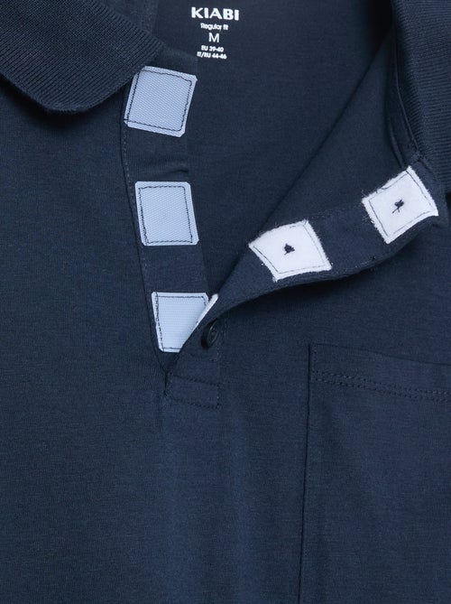 Polo de manga comprida - coleção fácil de vestir - Kiabi