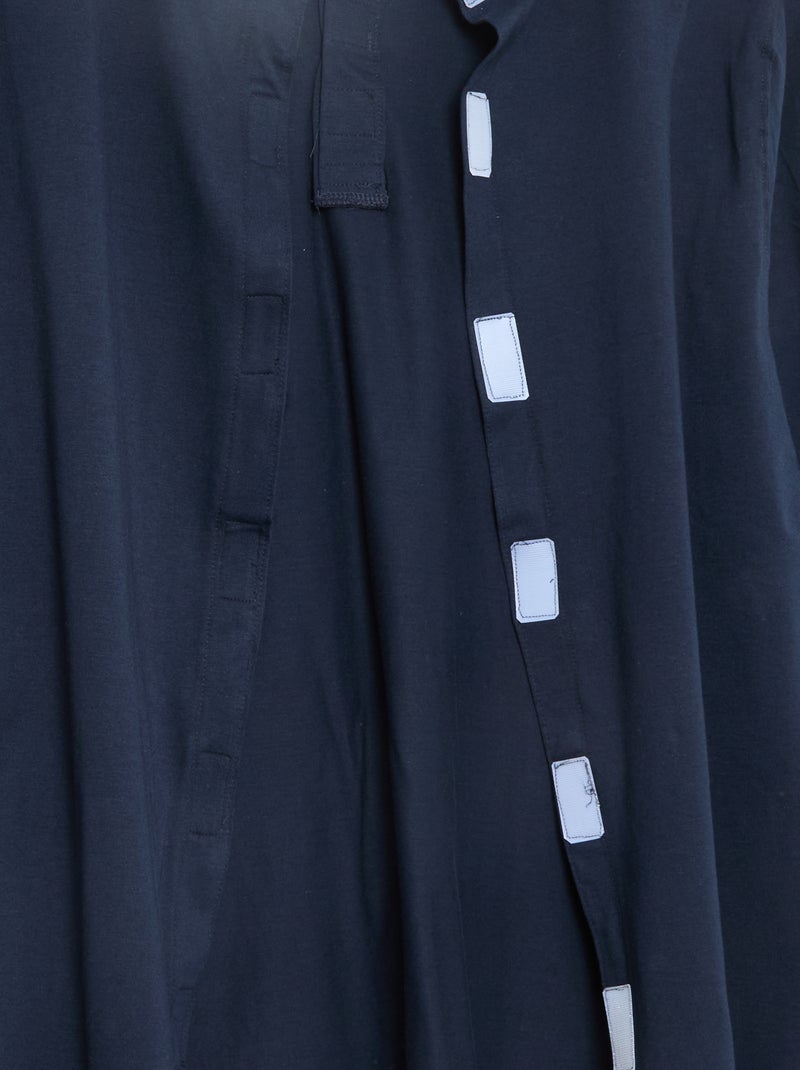Polo de manga comprida - coleção fácil de vestir Azul - Kiabi