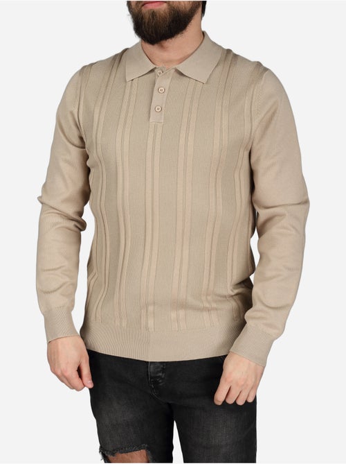Polo de manga comprida - Frilivin - Kiabi Polo de manga comprida - Frilivin - Kiabi
