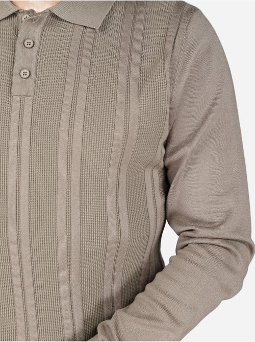Polo de manga comprida - Frilivin - Kiabi Polo de manga comprida - Frilivin - Kiabi