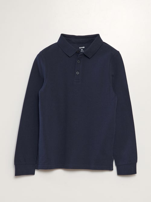 Polo de manga comprida - Kiabi